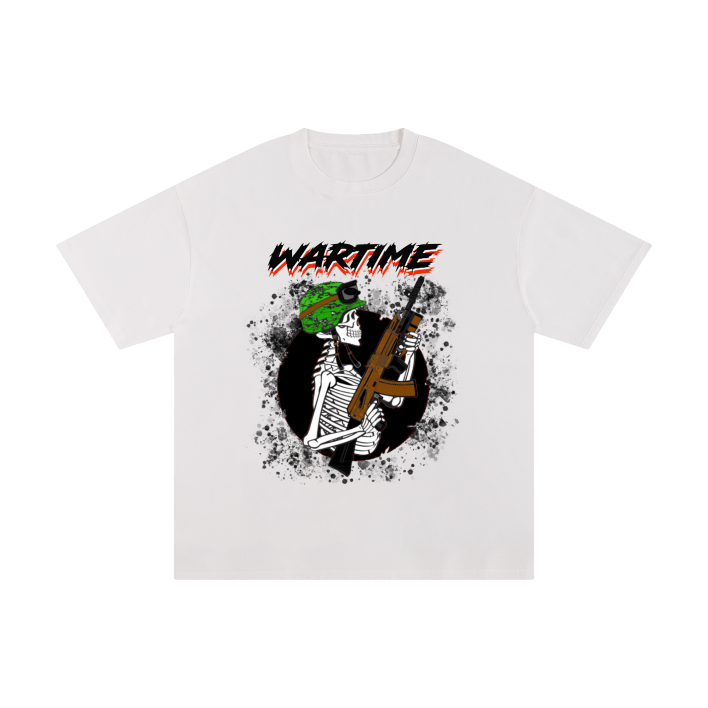 Skully Capitol “WARTIME” WHITE T Shirt