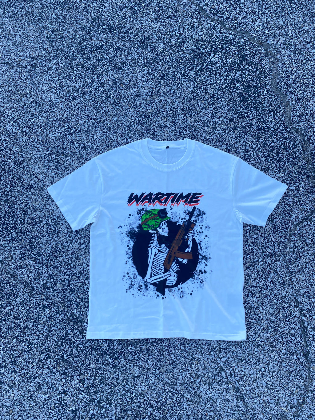 Skully Capitol “WARTIME” WHITE T Shirt