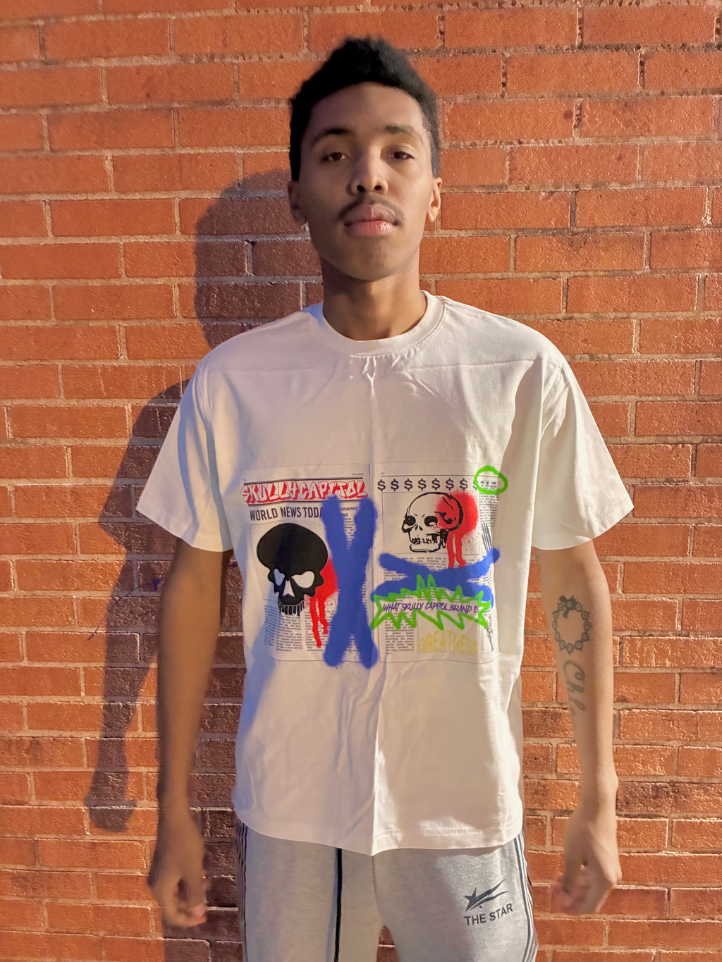 Skully Capitol “BREAKING NEWS” T-Shirt