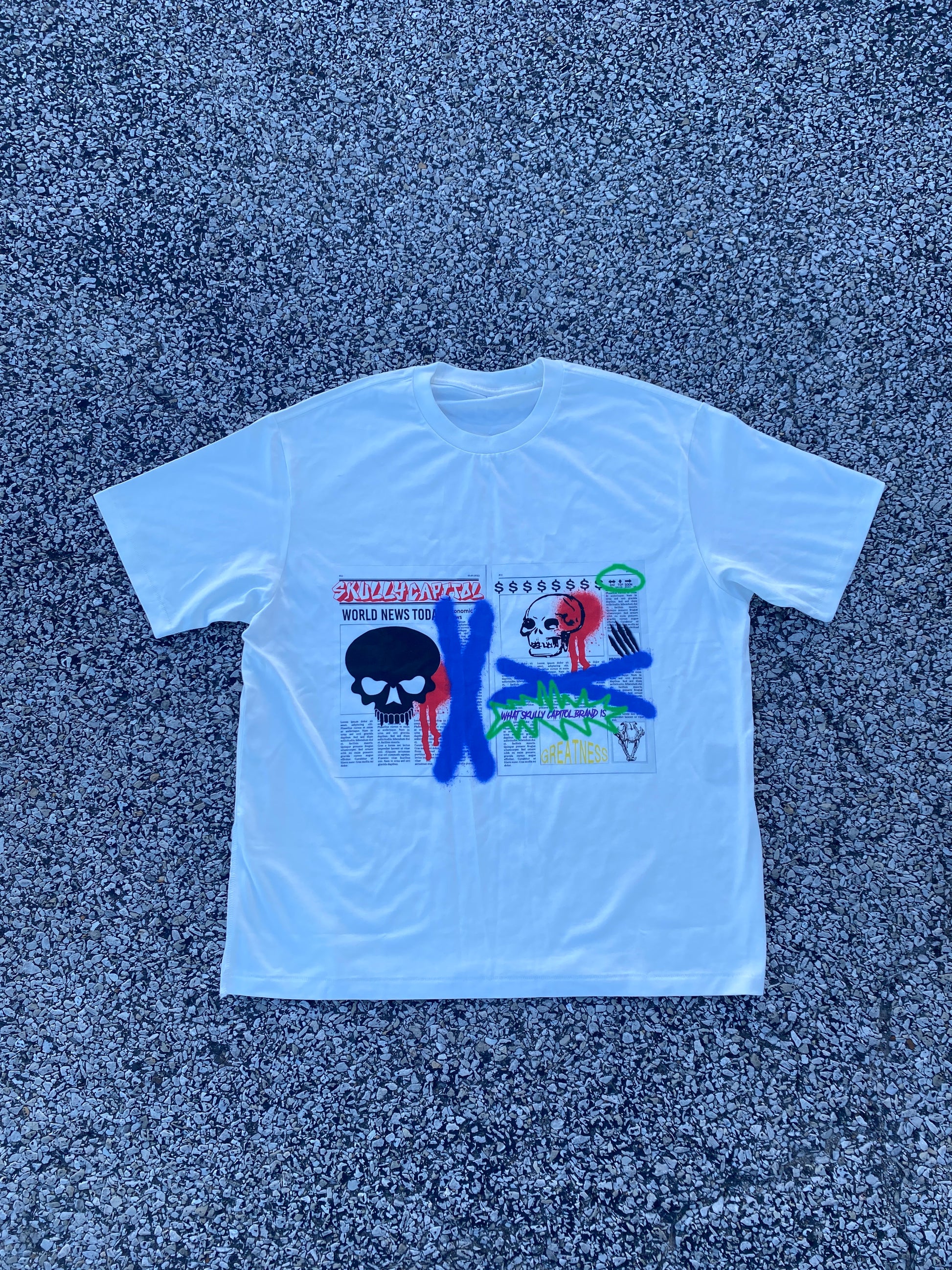 Skully Capitol “BREAKING NEWS” T-Shirt