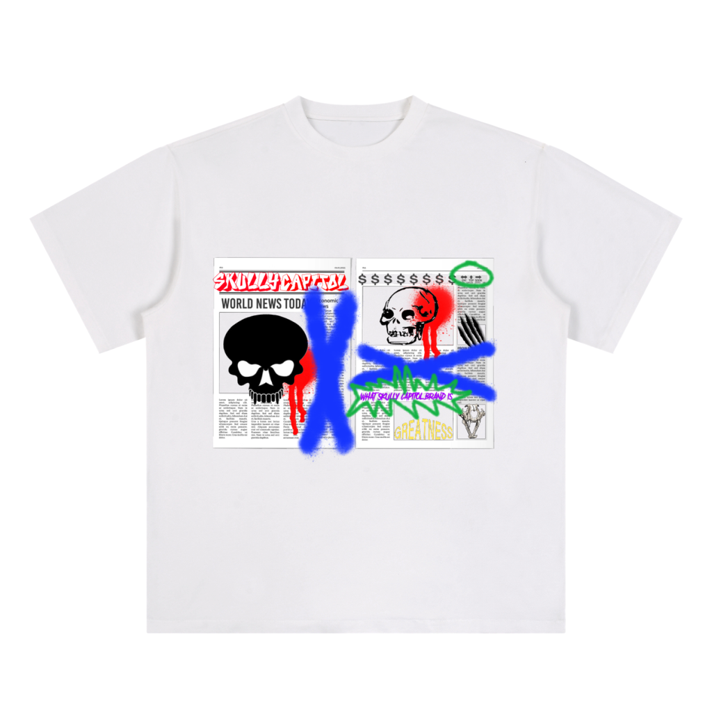 Skully Capitol “BREAKING NEWS” T-Shirt