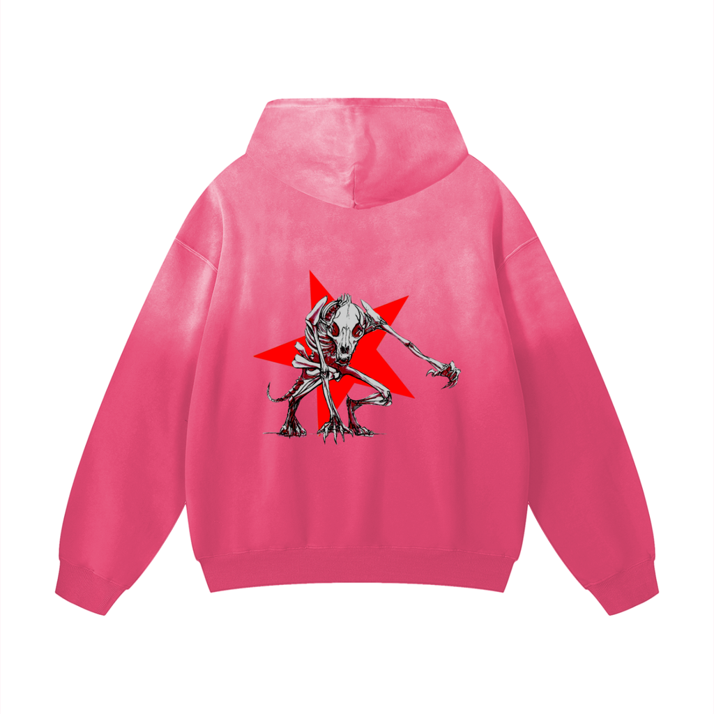 Skully Capitol “BORNSTAR” Sunfaded Oversize Hoodie