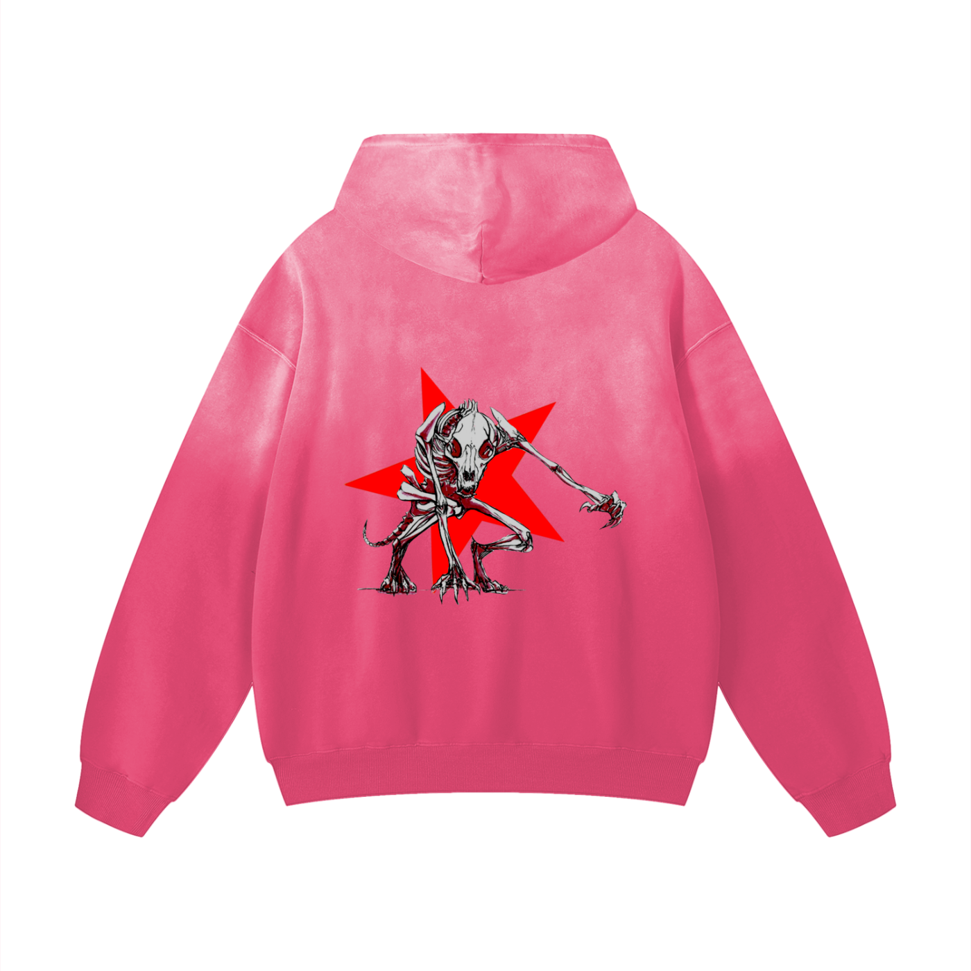 Skully Capitol “BORNSTAR” Sunfaded Oversize Hoodie